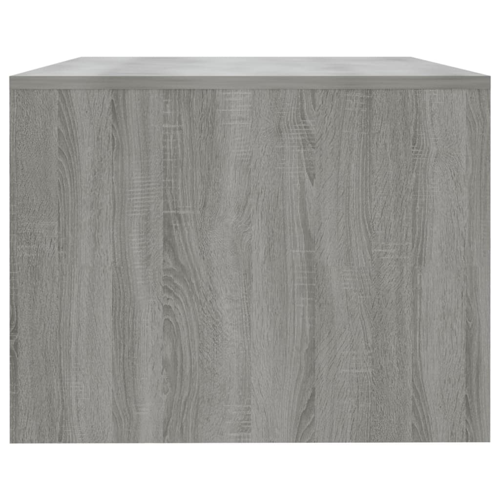 Salongbord grå sonoma 102x55x42 cm konstruert tre