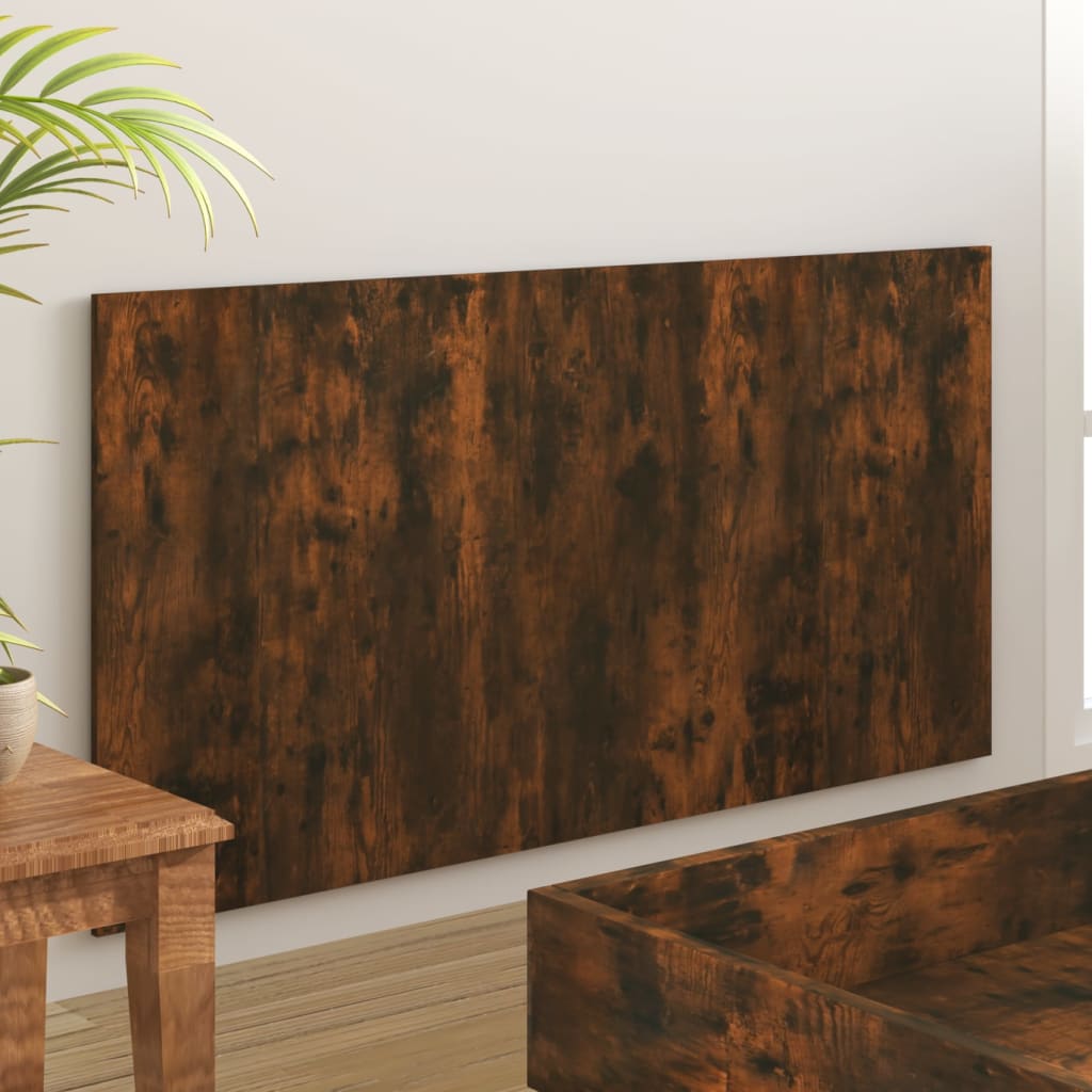 Sengegavl røkt eik 160x1,5x80 cm konstruert tre