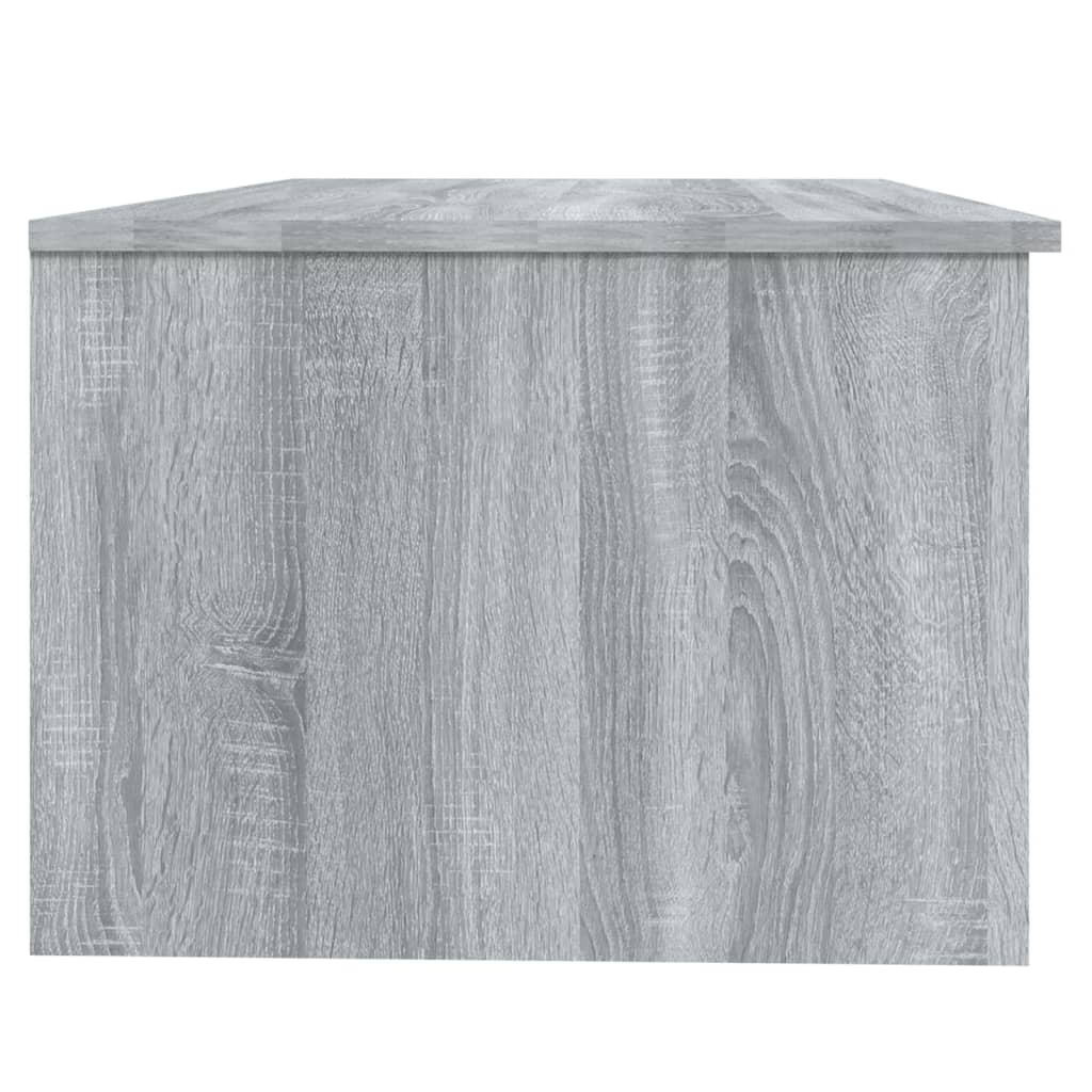 Salongbord grå sonoma 102x50x36 cm konstruert tre