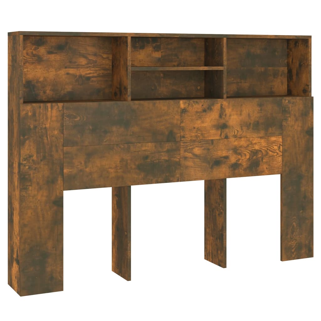 Sengegavlskap røkt eik 140x19x103,5 cm