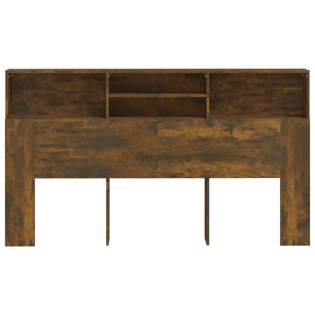 Sengegavlskap røkt eik 180x19x103,5 cm