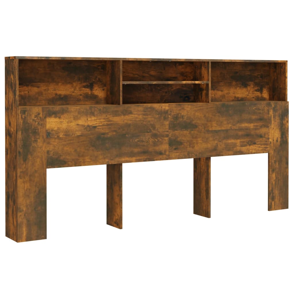 Sengegavlskap røkt eik 200x19x103,5 cm
