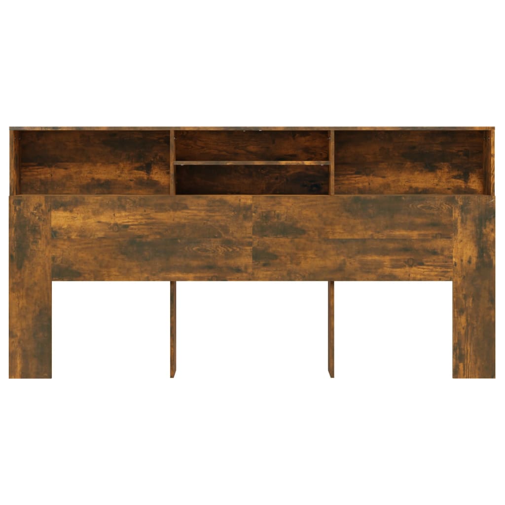 Sengegavlskap røkt eik 200x19x103,5 cm