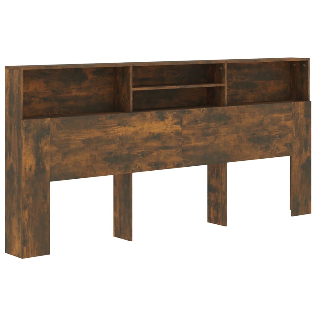 Sengegavlskap røkt eik 220x19x103,5 cm