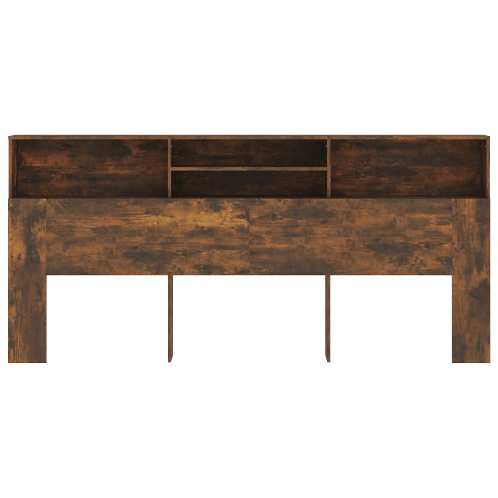 Sengegavlskap røkt eik 220x19x103,5 cm