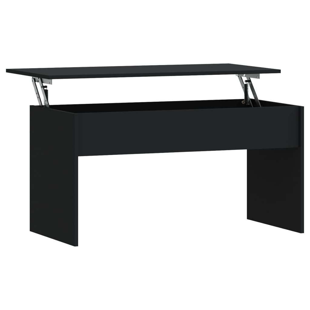 Salongbord svart 102x50,5x52,5 cm konstruert tre