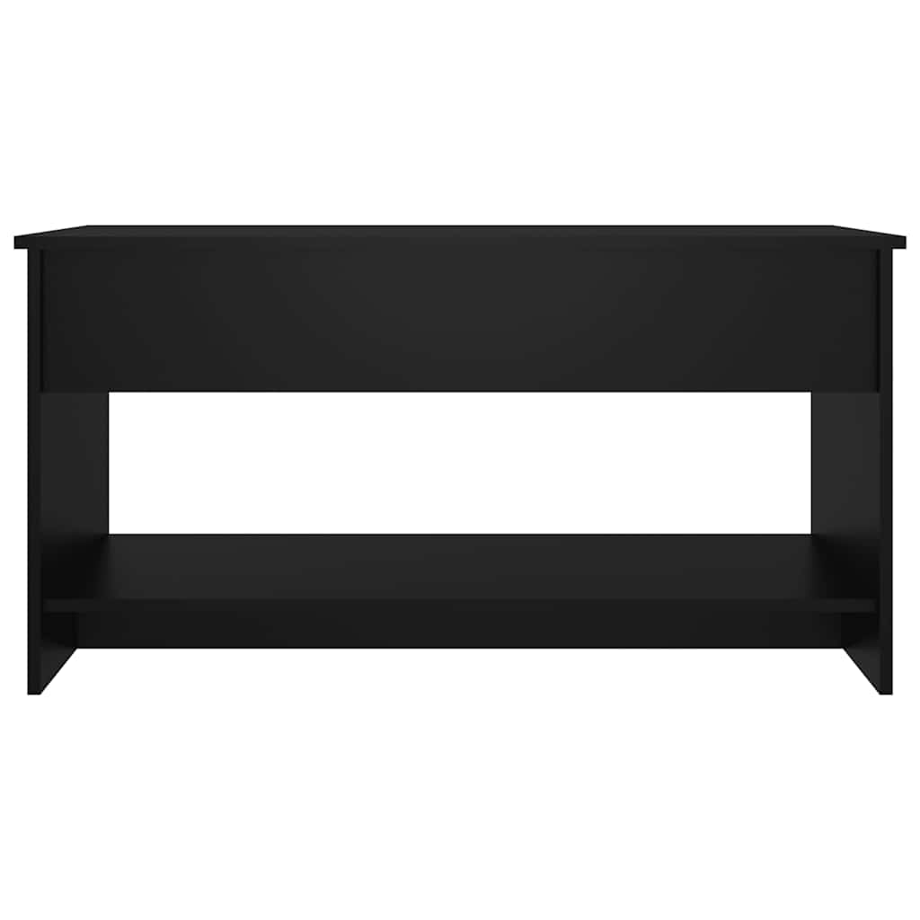 Salongbord svart 102x50x52,5 cm konstruert tre