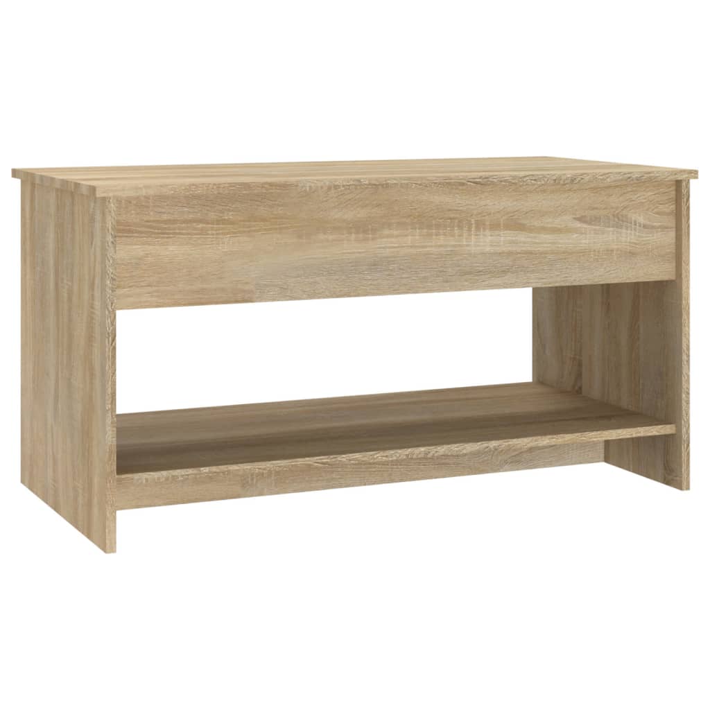 Salongbord sonoma eik 102x50x52,5 cm konstruert tre