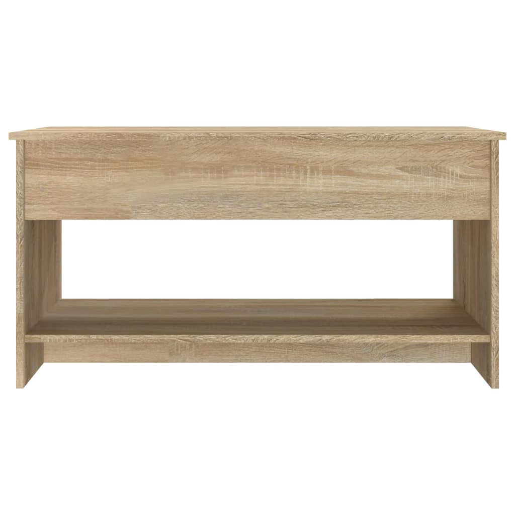 Salongbord sonoma eik 102x50x52,5 cm konstruert tre
