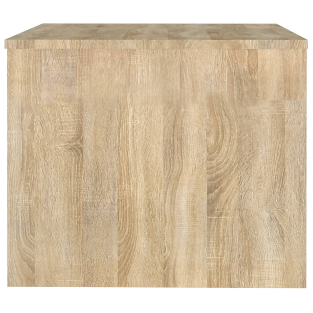 Salongbord sonoma eik 80x50x40 cm konstruert tre