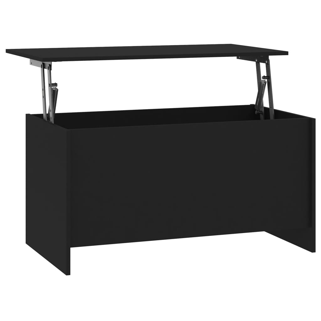 Salongbord svart 102x55,5x52,5 cm konstruert tre