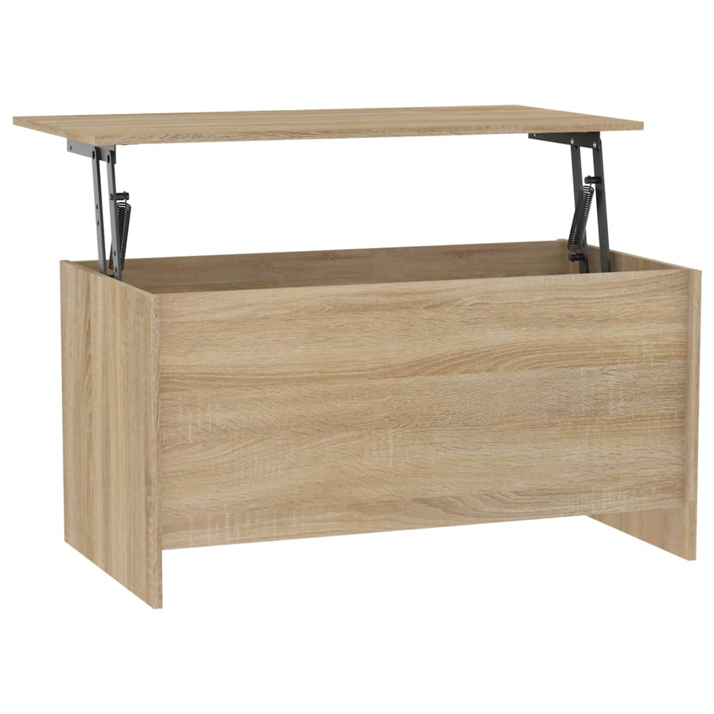 Salongbord sonoma eik 102x55,5x52,5 cm konstruert tre