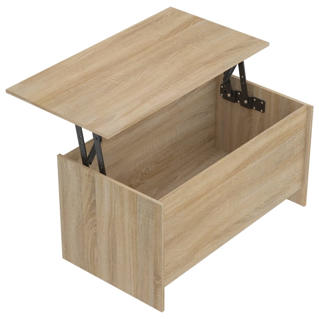 Salongbord sonoma eik 102x55,5x52,5 cm konstruert tre