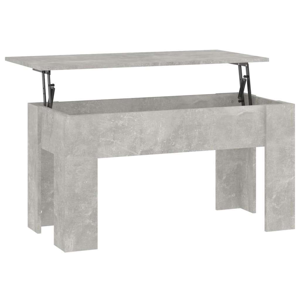 Salongbord betonggrå 101x49x52 cm konstruert tre