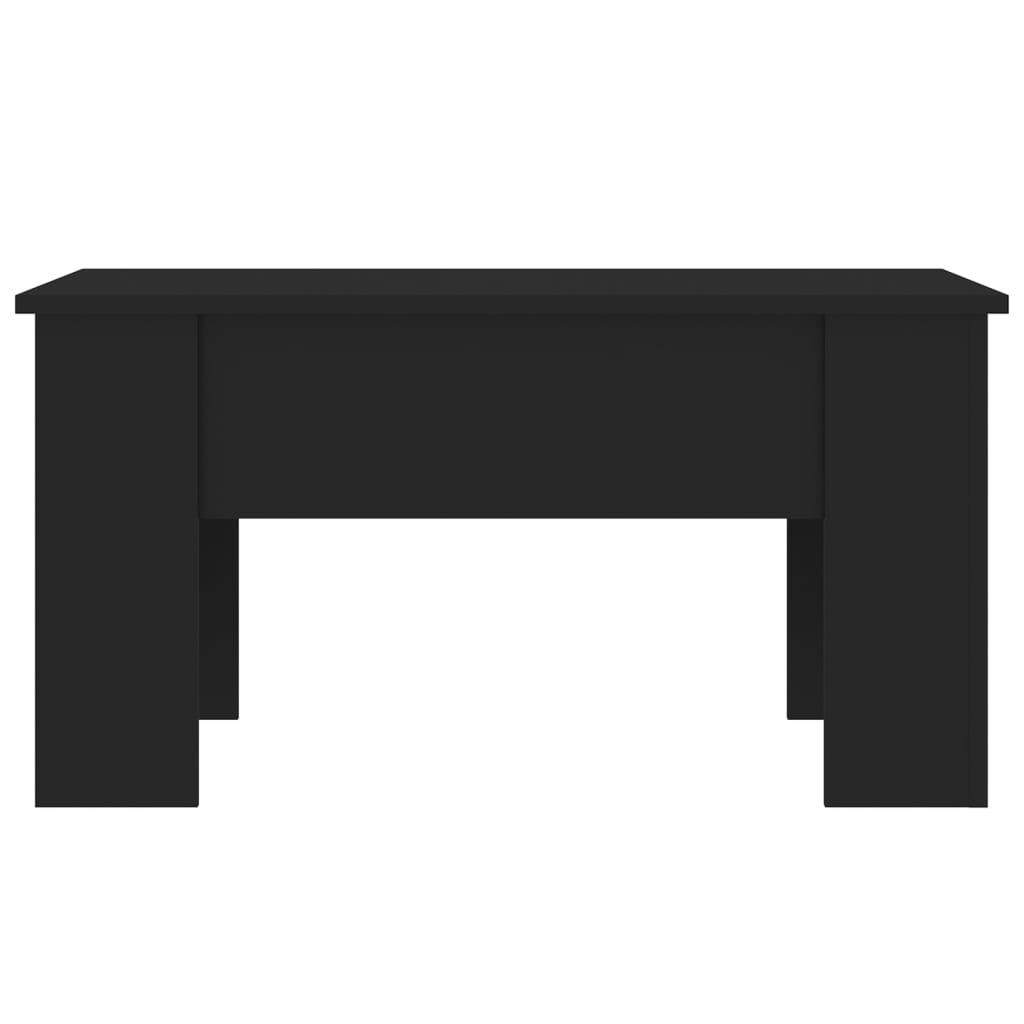 Salongbord svart 79x49x41 cm konstruert tre