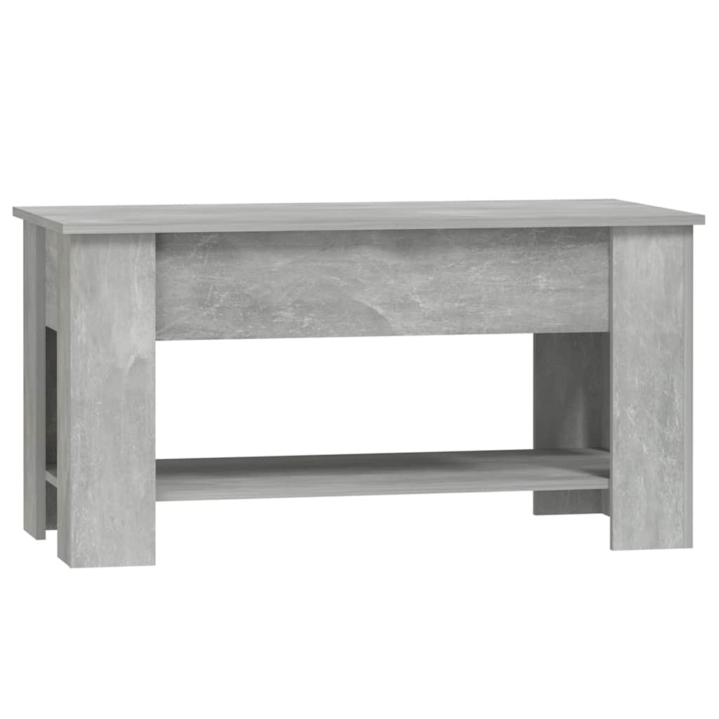 Salongbord betonggrå 101x49x52 cm konstruert tre