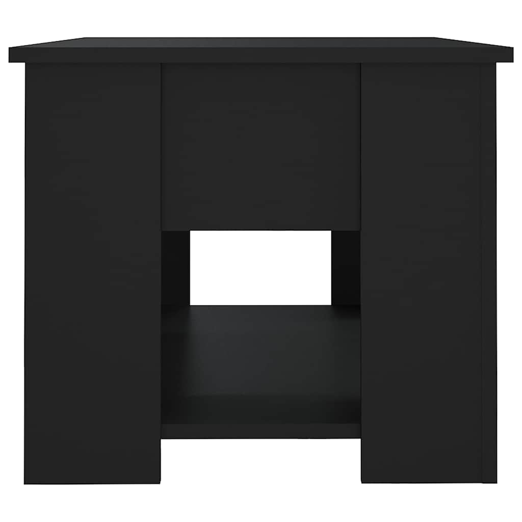 Salongbord svart 79x49x41 cm konstruert tre