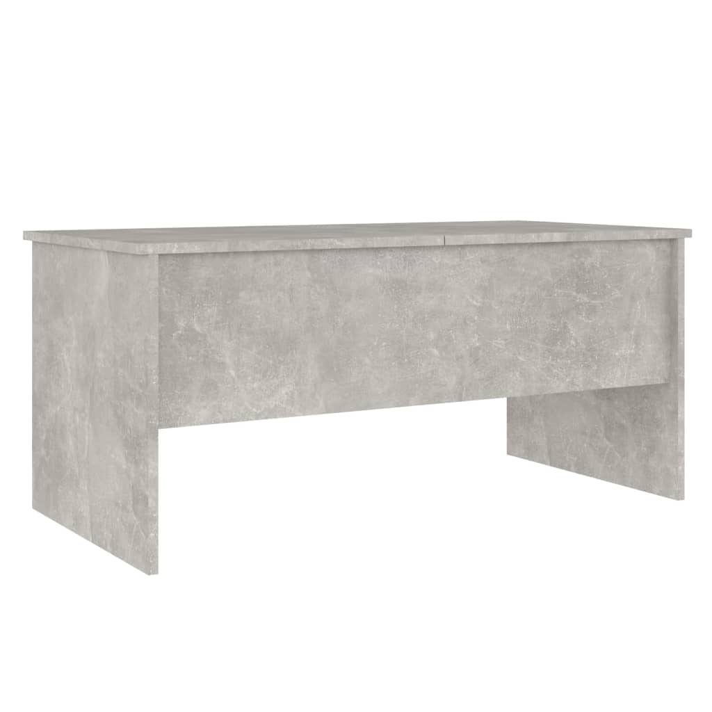 Salongbord betonggrå 102x50,5x46,5 cm konstruert tre