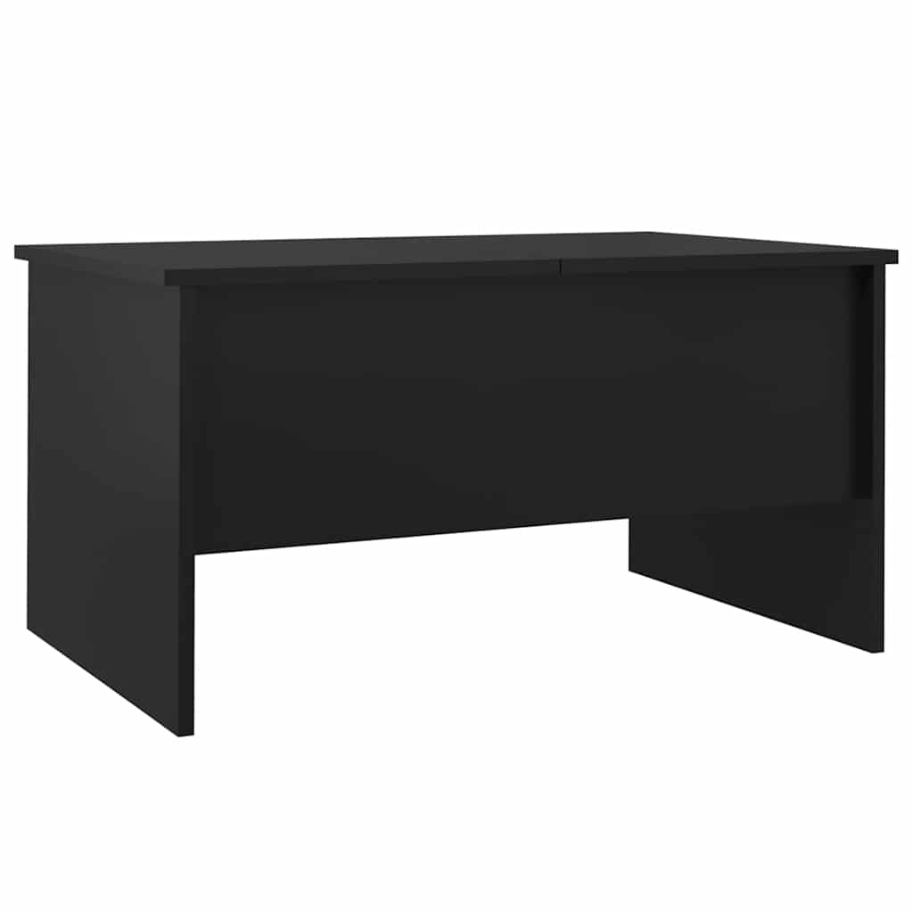 Salongbord svart 80x50x42,5 cm konstruert tre