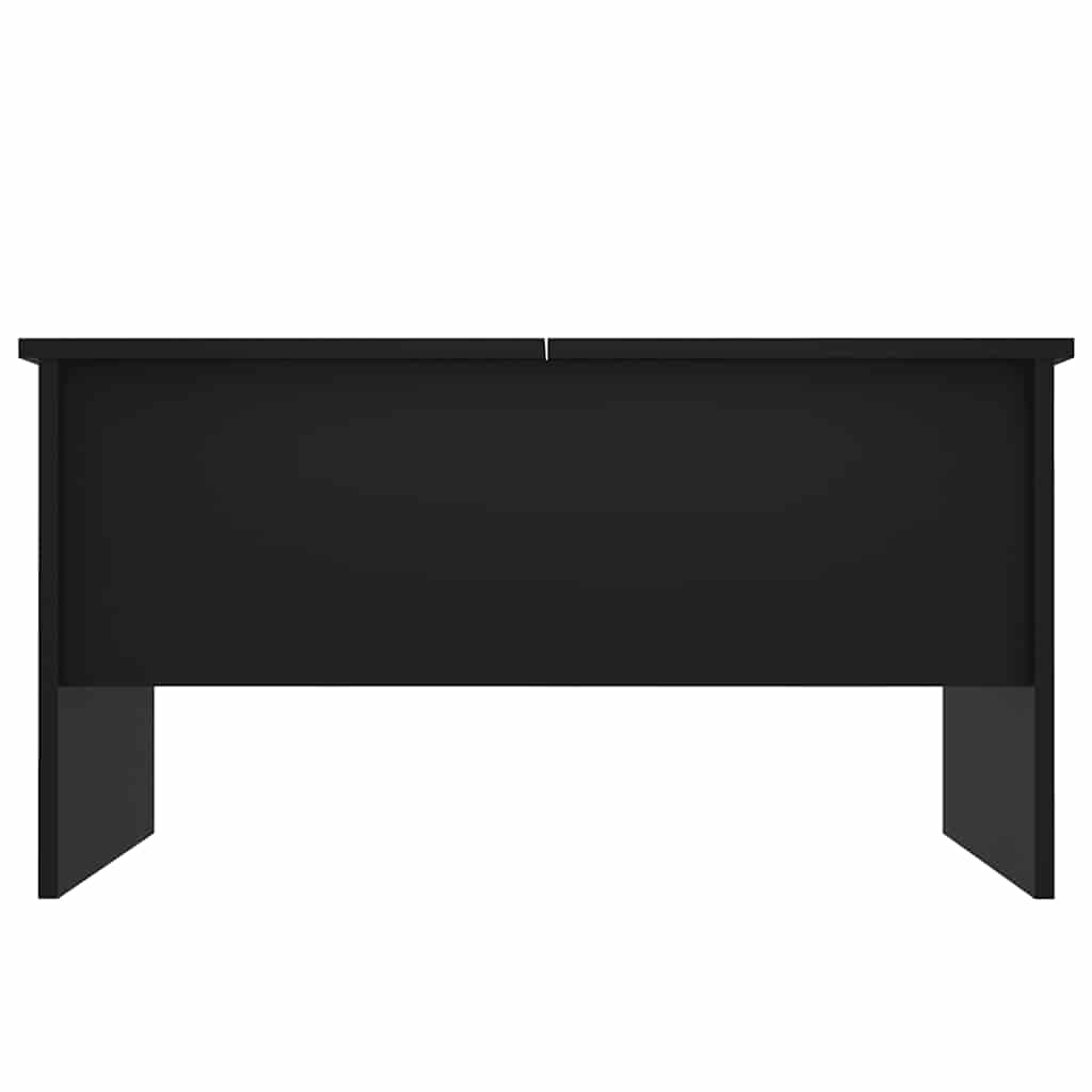 Salongbord svart 80x50x42,5 cm konstruert tre