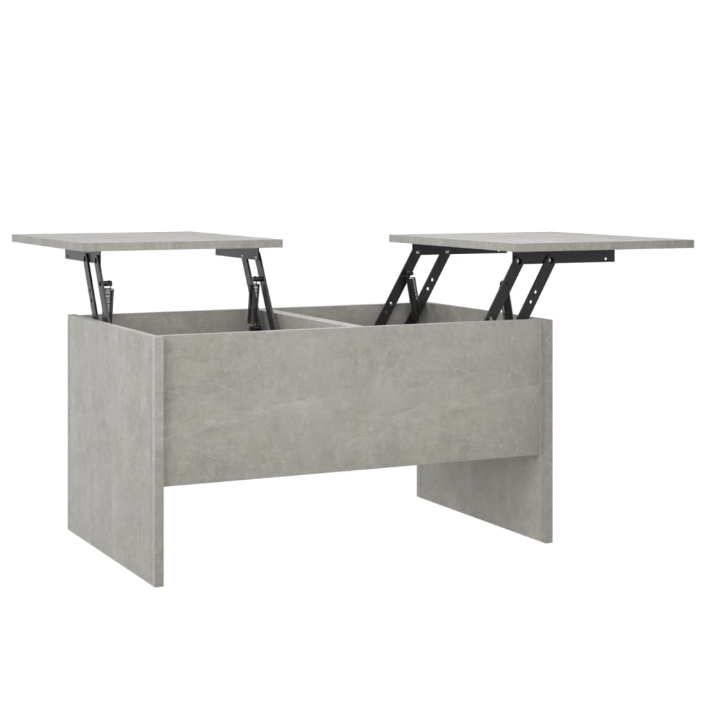 Salongbord betonggrå 80x50x42,5 cm konstruert tre