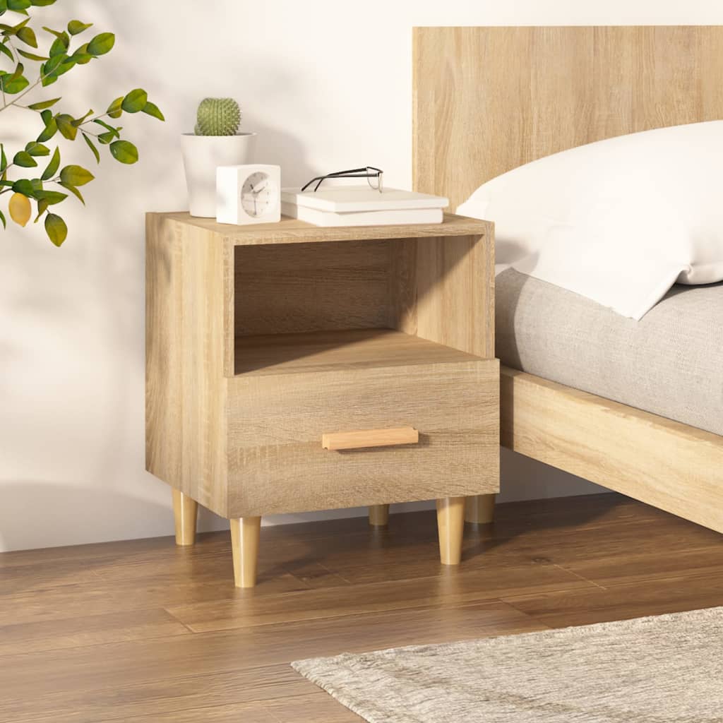 Nattbord sonoma eik 40x35x47 cm