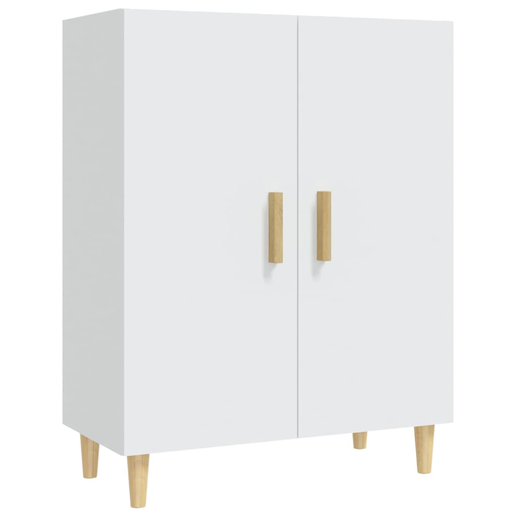 Skjenk hvit 70x34x90 cm konstruert tre