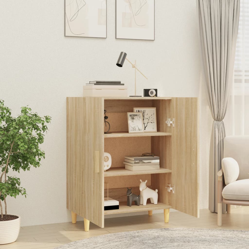 Skjenk sonoma eik 70x34x90 cm konstruert tre