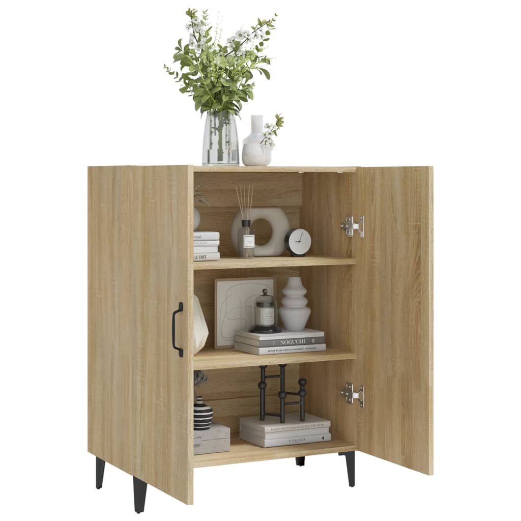 Skjenk sonoma eik 70x34x90 cm konstruert tre
