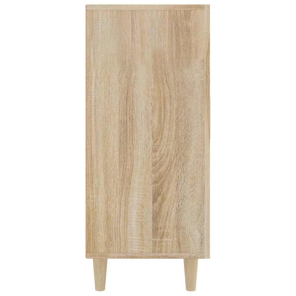 Skjenk sonoma eik 90x34x80 cm konstruert tre