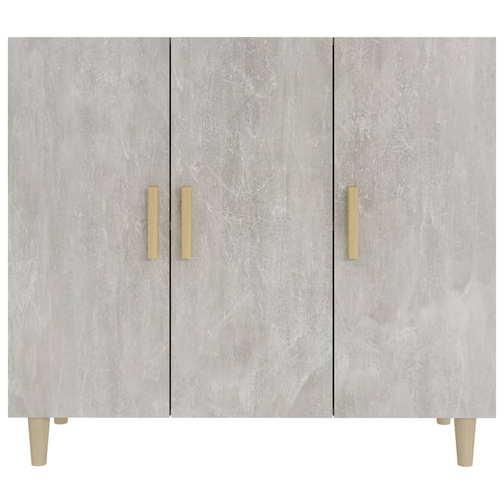 Skjenk betonggrå 90x34x80 cm konstruert tre vidaXL