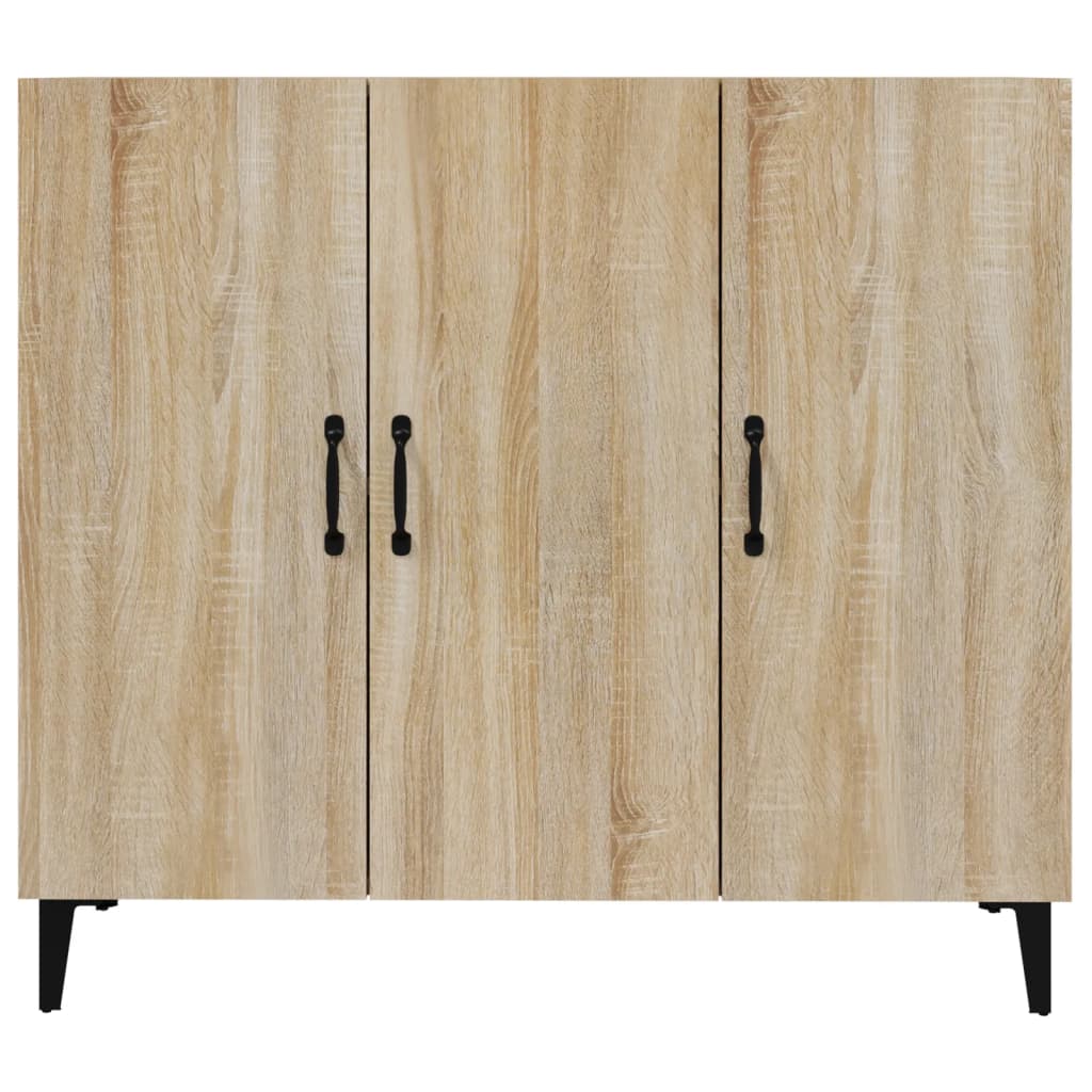 Skjenk sonoma eik 90x34x80 cm konstruert tre