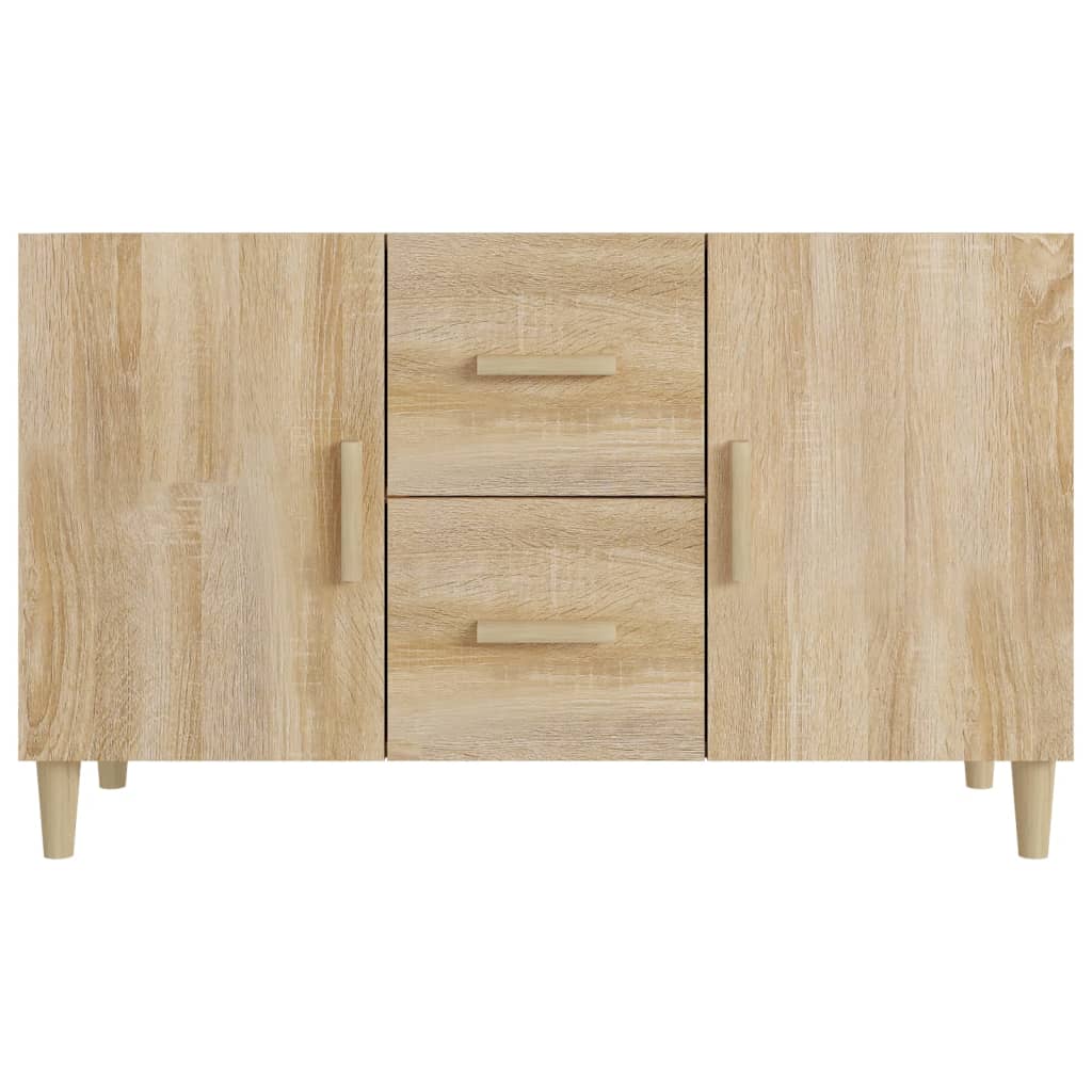 Skjenk sonoma eik 100x36x60 cm konstruert tre