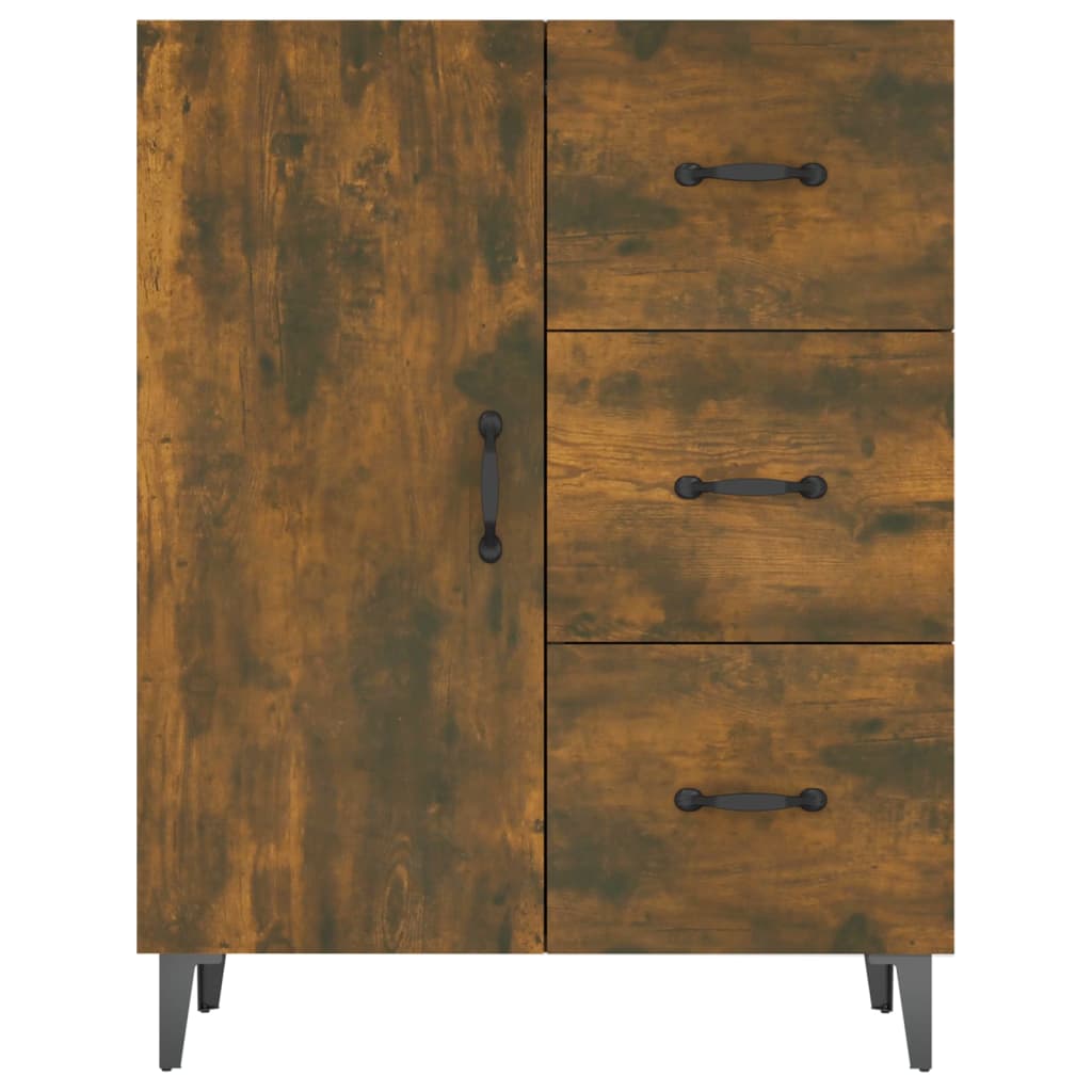 Skjenk røkt eik 69,5x34x90 cm konstruert tre