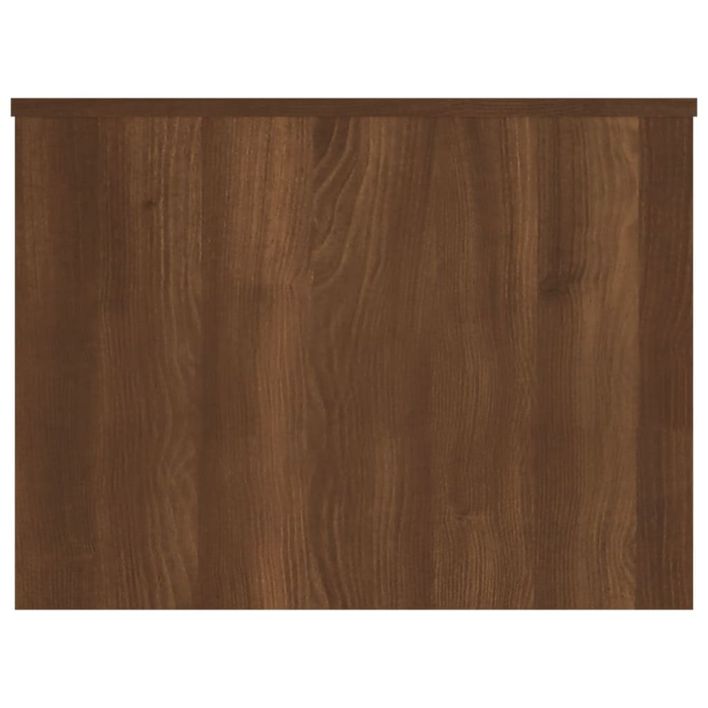 Salongbord brun eik 80x55,5x41,5 cm konstruert tre