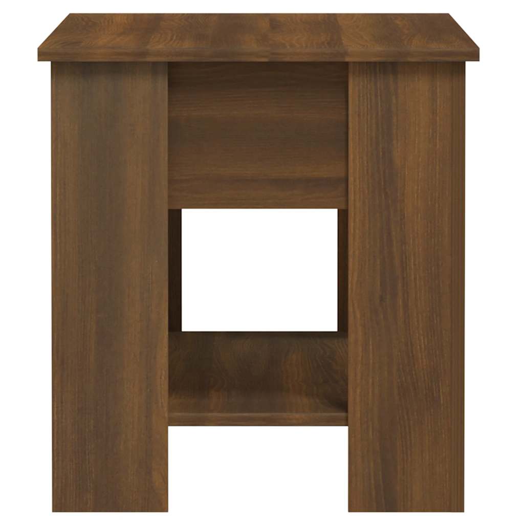 Salongbord brun eik 101x49x52 cm konstruert tre