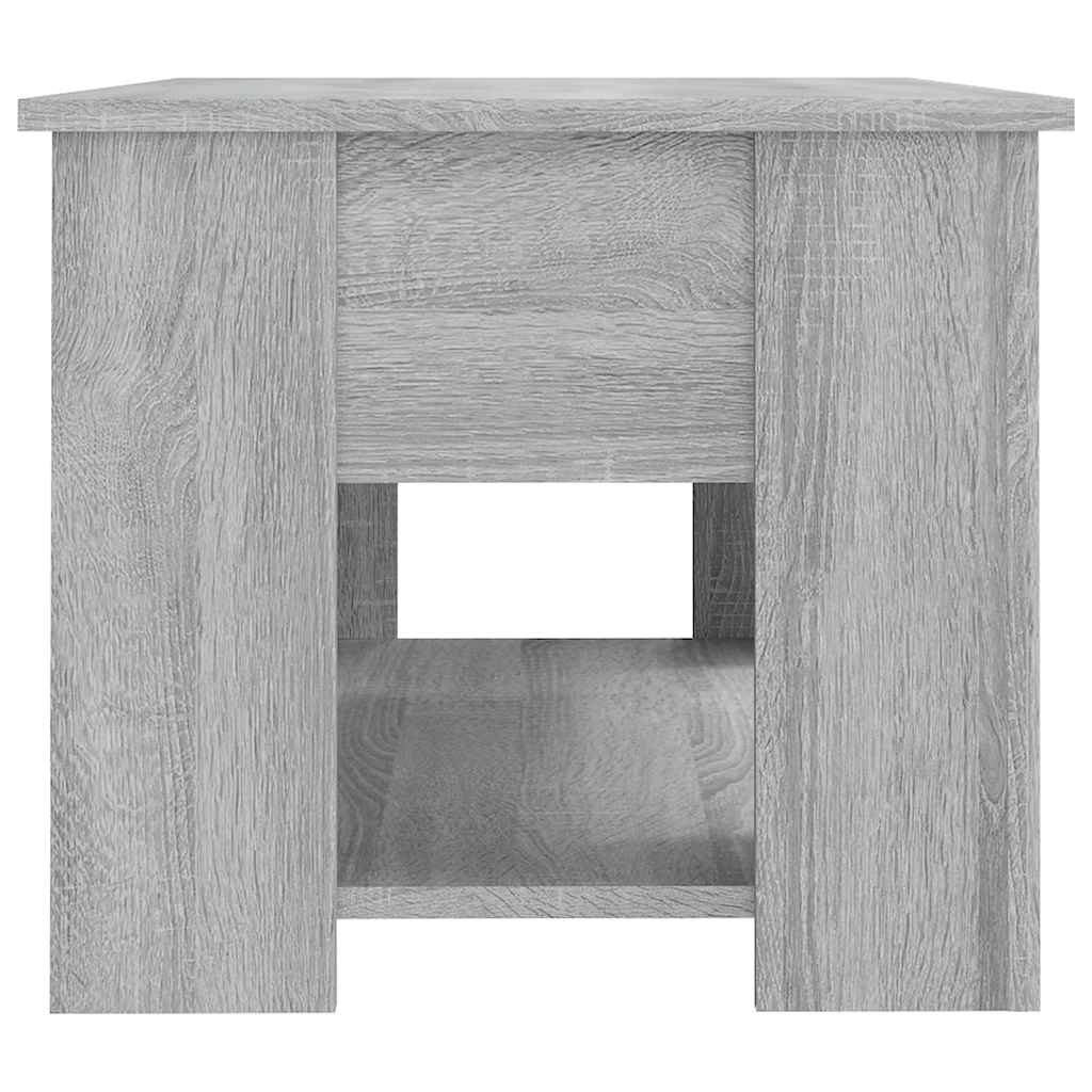 Salongbord grå sonoma 79x49x41 cm konstruert tre