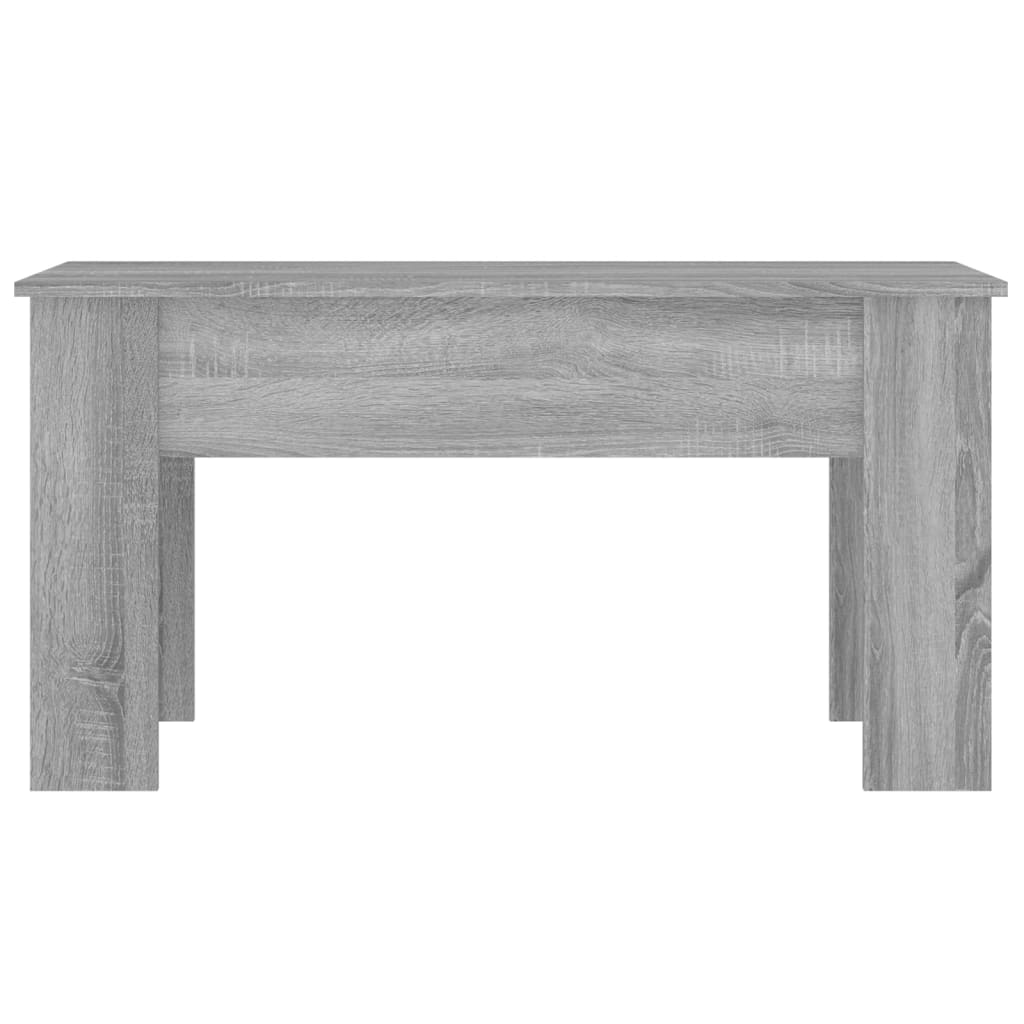 Salongbord grå sonoma 101x49x52 cm konstruert tre