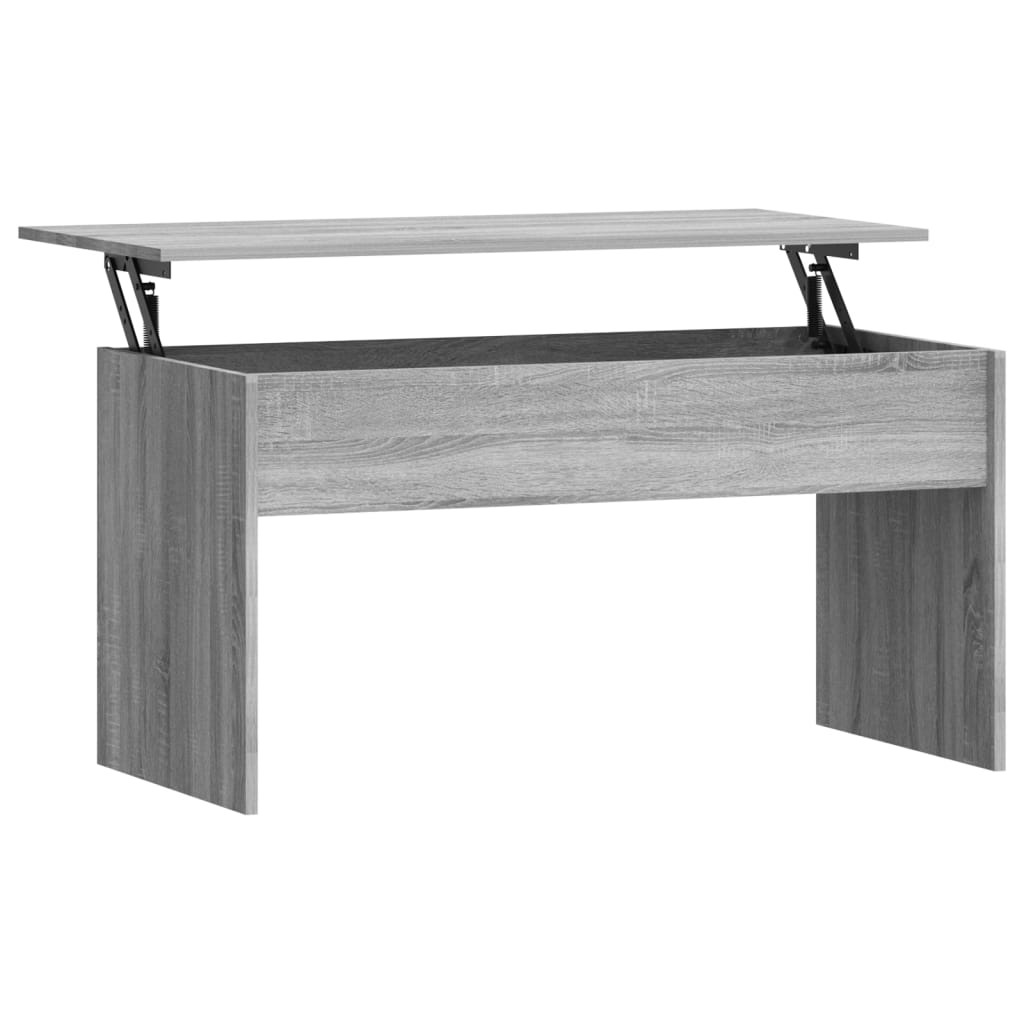 Salongbord grå sonoma 102x50,5x52,5 cm konstruert tre