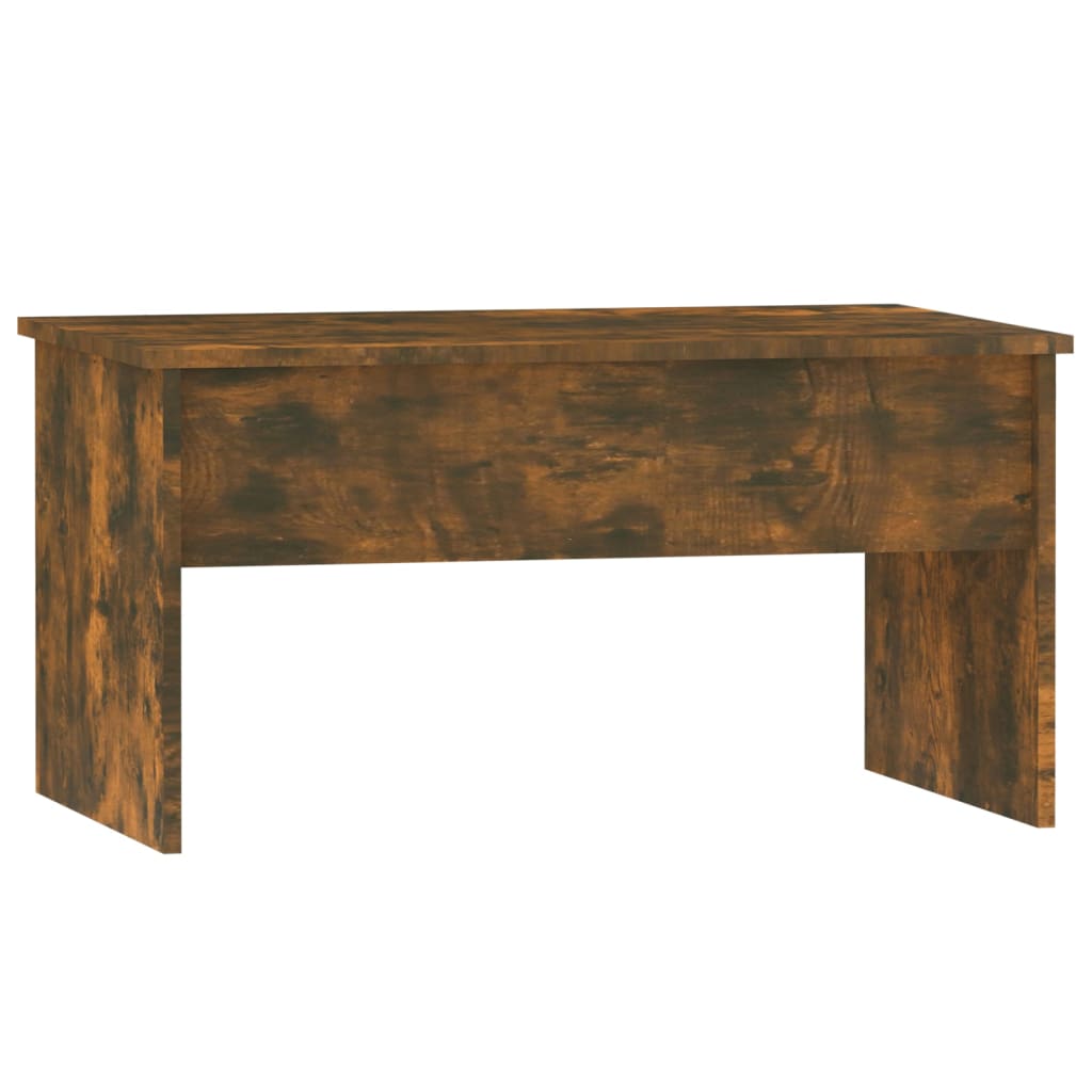 Salongbord røkt eik 80x50,5x41,5 cm konstruert tre