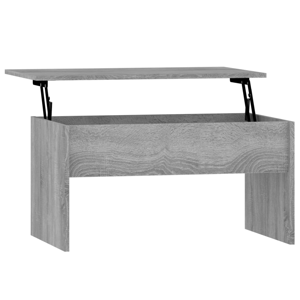 Salongbord grå sonoma 80x50,5x41,5 cm konstruert tre