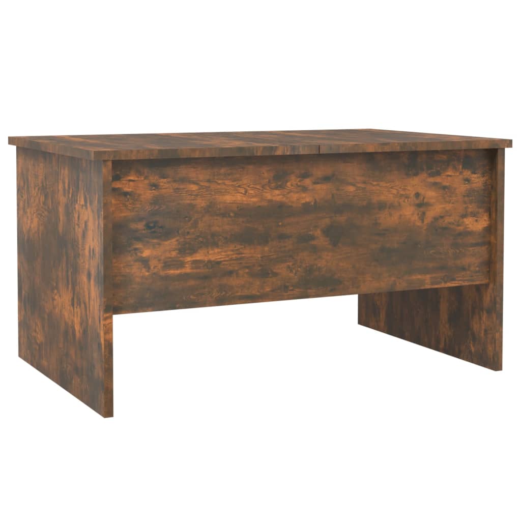 Salongbord røkt eik 80x50x42,5 cm konstruert tre