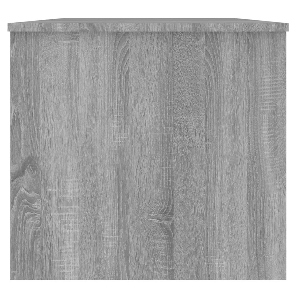 Salongbord grå sonoma 102x50,5x46,5 cm konstruert tre