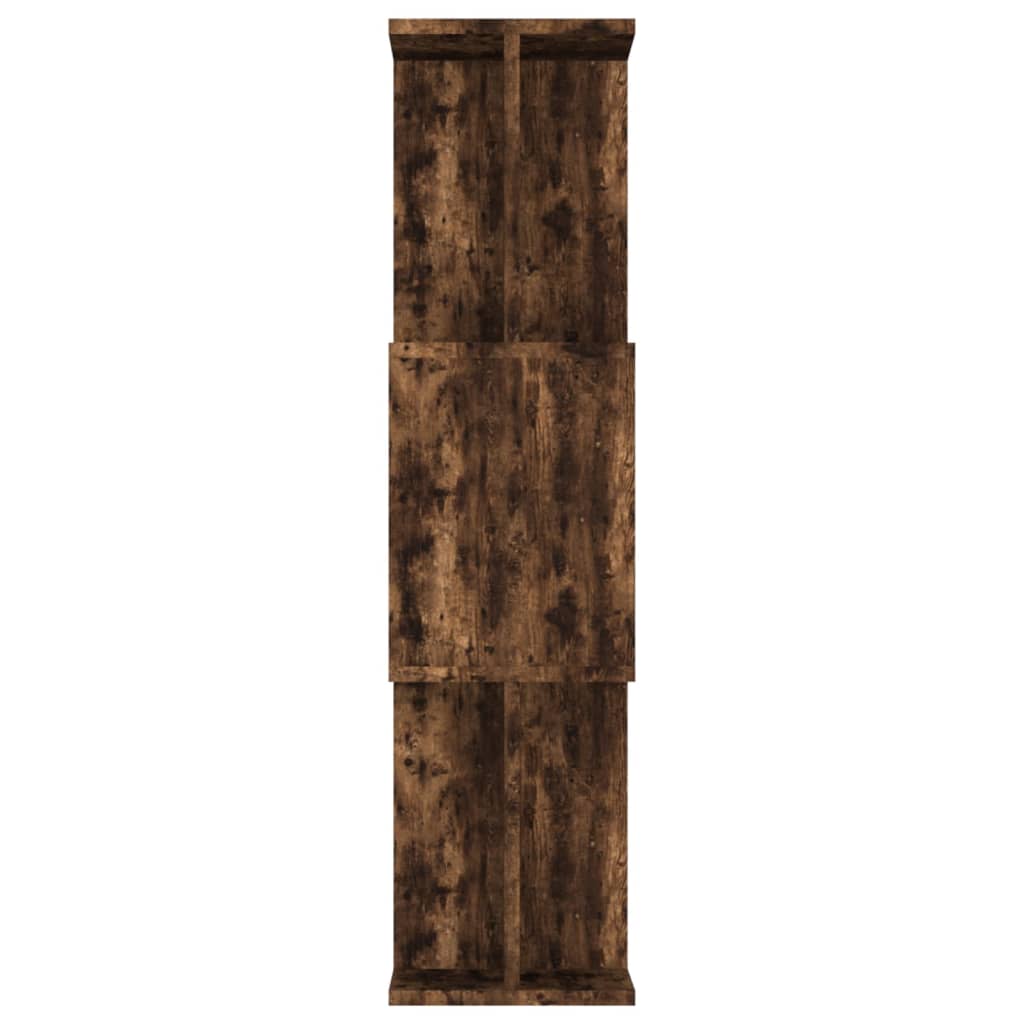 Bokhylle/romdeler røkt eik 80x24x96 cm konstruert tre