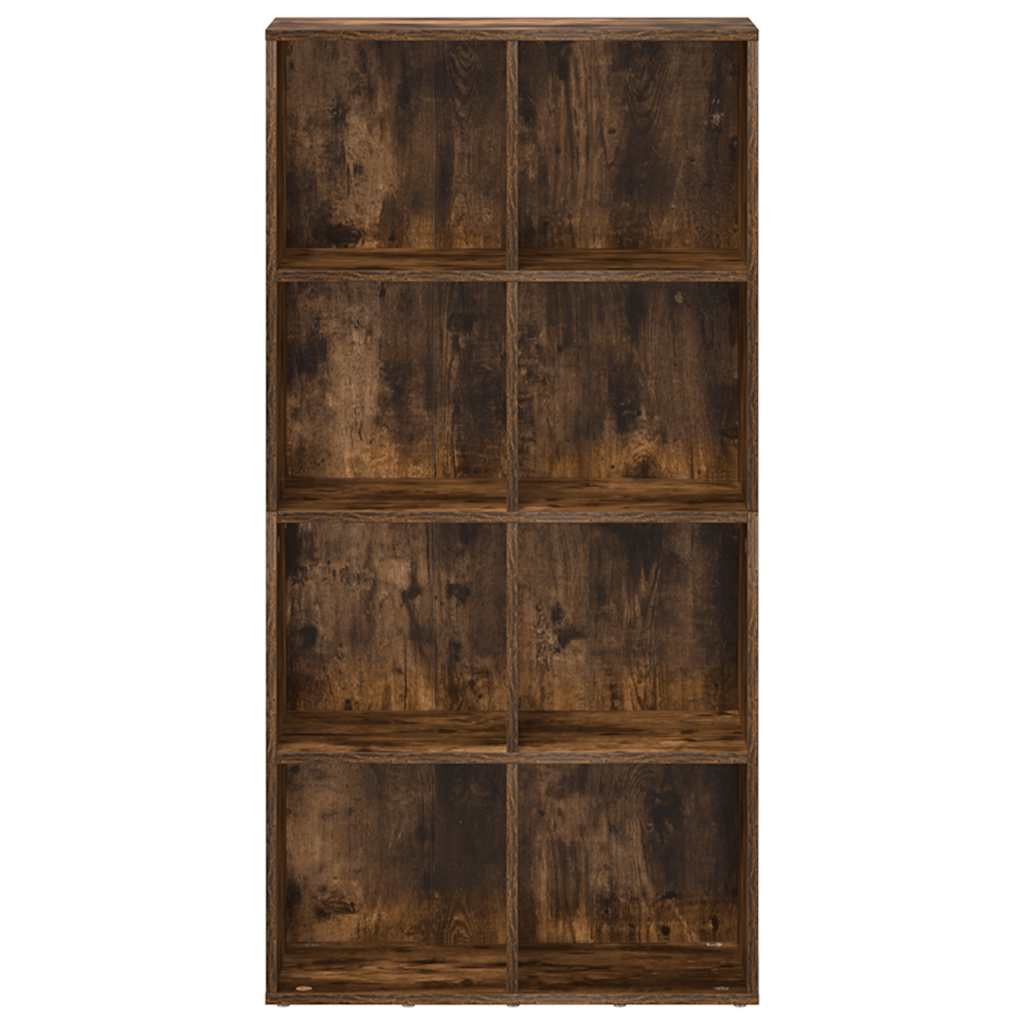 Bokhylle/skjenk røkt eik 66x30x130 cm konstruert tre