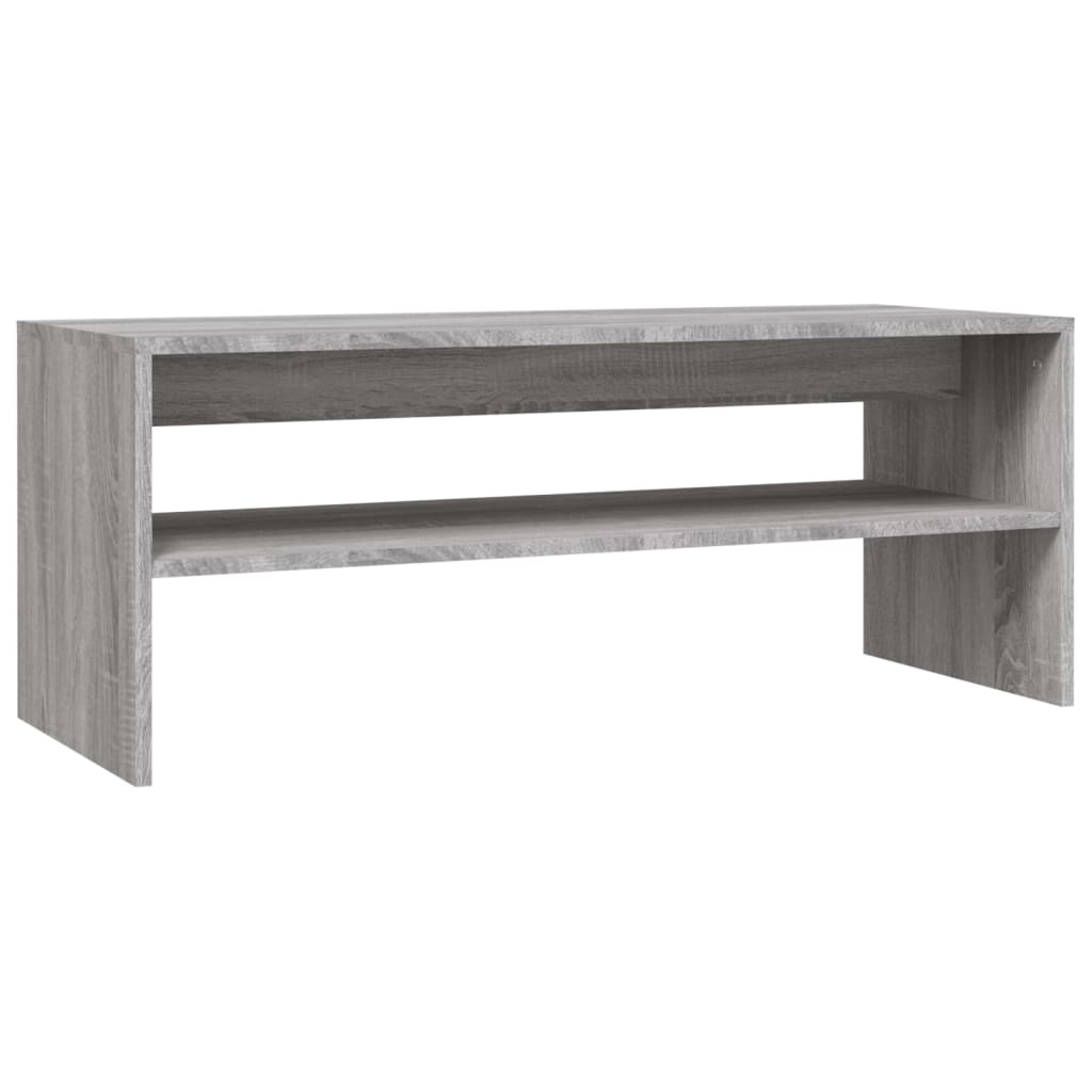 Salongbord grå sonoma 100x40x40 cm konstruert tre