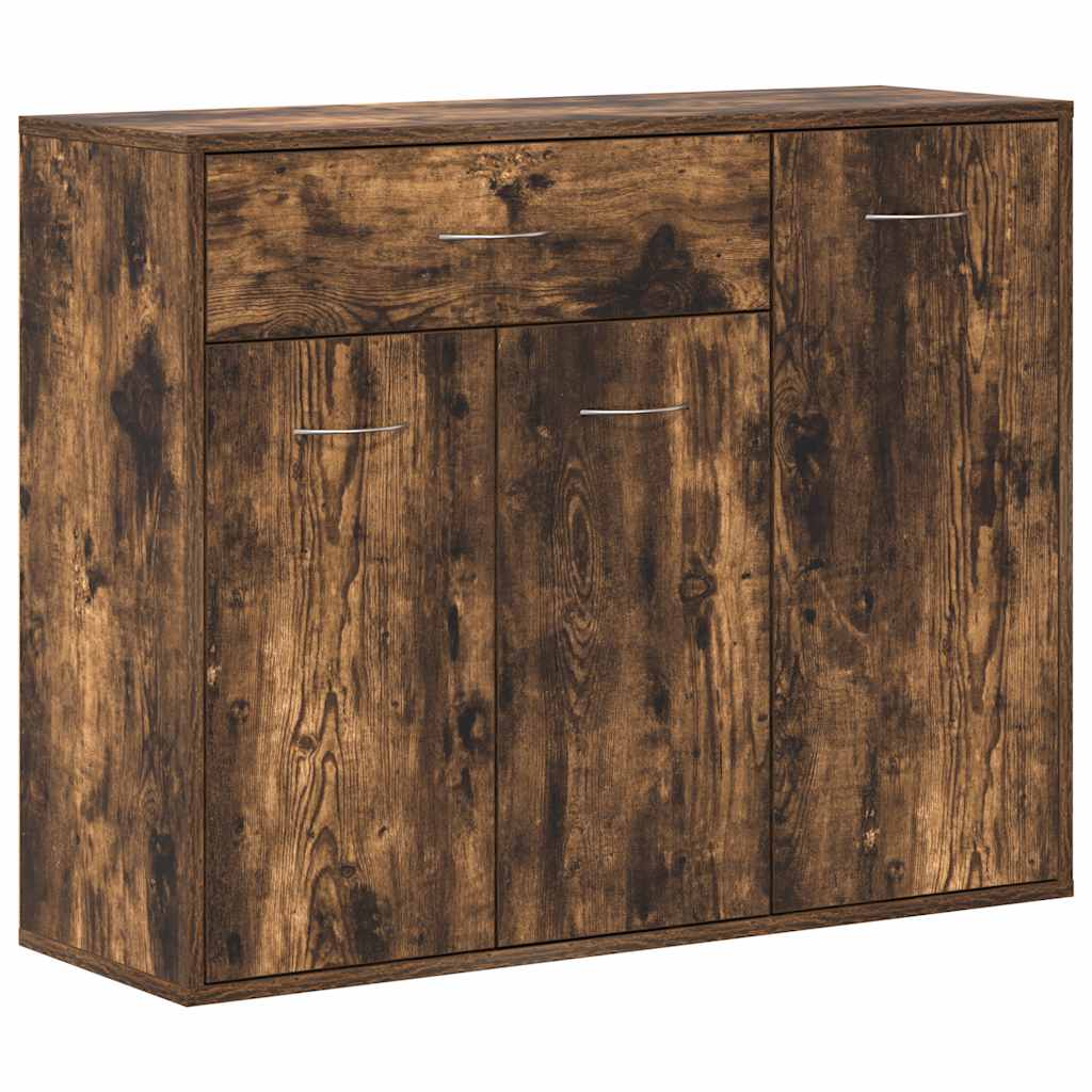 Skjenk røkt eik 88x30x70 cm konstruert tre