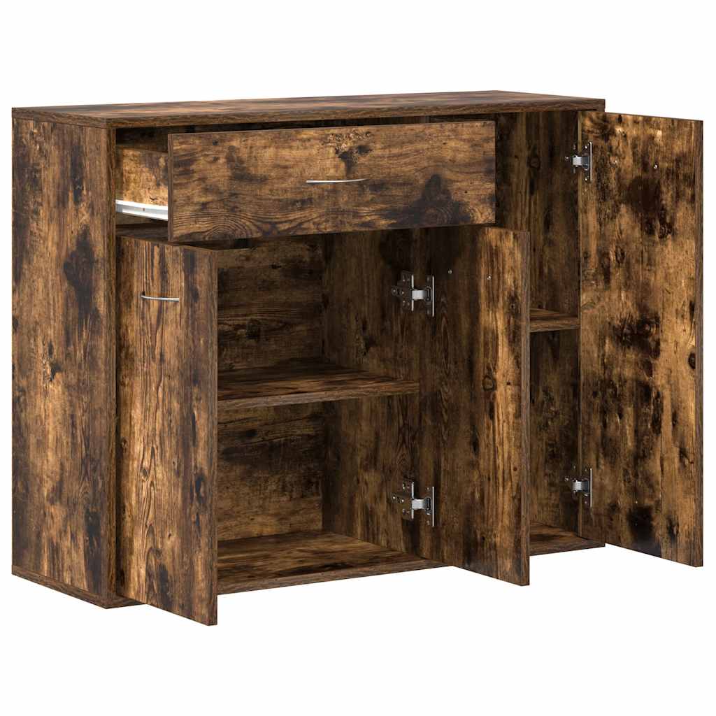 Skjenk røkt eik 88x30x70 cm konstruert tre