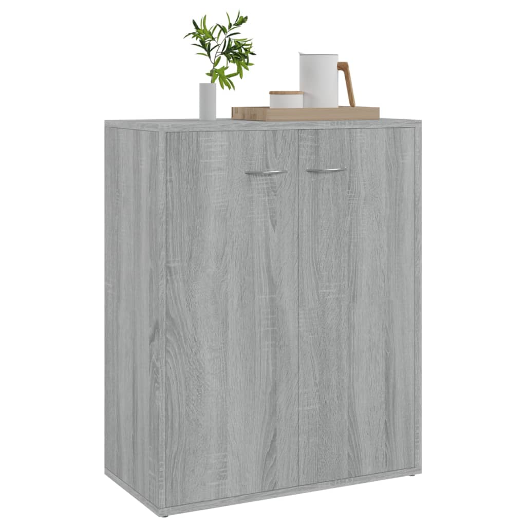 Skjenk grå sonoma 60x30x75 cm konstruert tre