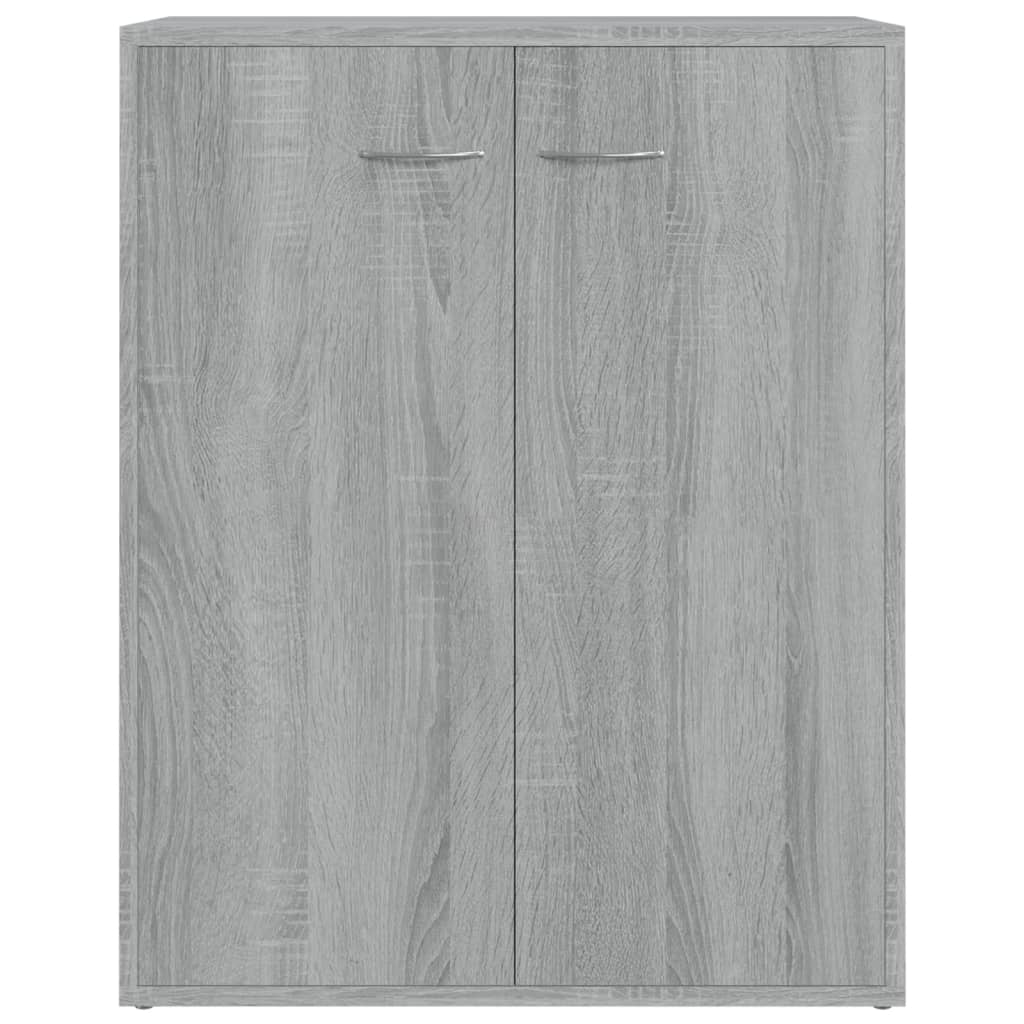 Skjenk grå sonoma 60x30x75 cm konstruert tre